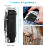 USB Rechargeable Clip On Book Light Bookmark Reading Light Brightness Adjustable