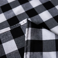 Plaid Table Cloth Cover, Picnic Tablecloth, Cotton Linen Wrinkle Free Rectangle Table Cloth Home Christmas Party Decorative Table Cover