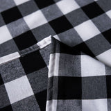 Plaid Table Cloth Cover, Picnic Tablecloth, Cotton Linen Wrinkle Free Rectangle Table Cloth Home Christmas Party Decorative Table Cover