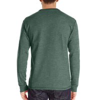 Men's Long Sleeve Casual Tops T-shirt Jumper Blouse Pullover Loose Shirt Buttons
