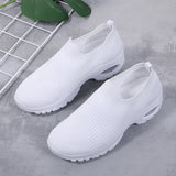 Women Walking Shoes Non-Slip Breathable Mesh Athletic Shoes Air Cushion Sneakers