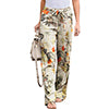 Women's Wide Leg Pants Vintage Cotton Linen Long Lightweight Elastic Waist Pants