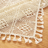 Lace Tassels Table Cloth Cover Rectangle Square Tablecloth Wedding Dining Decor
