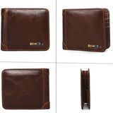 Anti-Lost Wallet GPS Locator Purse Alarm Cowhide Leather Card Holder Bluetooth