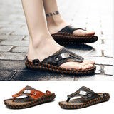 Plus Size Lightweight Flip-Flops for Men's Beach Casual Thong Outdoor Sandals