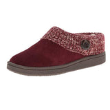 Unisex Fur Lined Slippers Mules Winter Warm Outdoor Indoor Slip On Casual Shoes