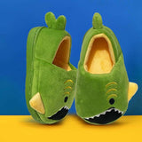 Toddler Kids Warm Animal Cozy Cute Cartoon Plush Non-Slip Slippers Winter Shoes