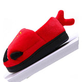 Toddler Kids Warm Animal Cozy Cute Cartoon Plush Non-Slip Slippers Winter Shoes