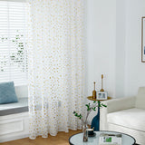 Triangle Tulle Voile Window Curtain Drape Panel Sheer Scarf Valances Home Decor