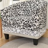 2Pcs Tub Club Chair Cover Elastic Slipcover + Cushion Cover Furniture Protector