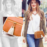 4Pcs Women Leather Handbag Tote Crossbody Shoulder Bag Card Holder Small Pouch