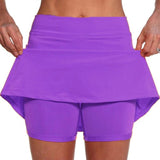 Womens Golf Tennis Casual Athletic Sports Skirts with Shorts