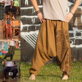 Men's Loose Yoga Pants Wide Leg Workout Casual Sport Trousers Jogger Sweat Loose