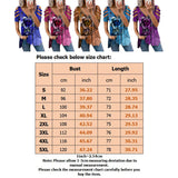 Women Hollow Floral Printed Tops Casual Short Sleeve Shirt Blouse Pullover Tunic