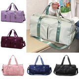 Sports Gym Travel Duffle Bag Handbag Luggage Shoulder Bag With Shoes Compartment