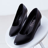 Womens Pumps Slip On High Wedge Heels Shoes Party Dress Shoes