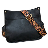 Women Leopard PU Leather Shoulder Bag Handbag Crossbody Purse Satchel Messenger
