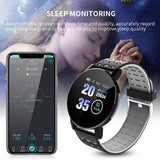 119Plus Smart Watch IP67 Waterproof Bracelet Heart Rate Monitor Fitness Tracker