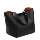 Women PU Leather Handbag Tote Single Shoulder Bag Large Capacity With Inner Bag