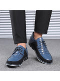 Mens Pointed Toe Loafers Leather Formal Business Dress Shoes
