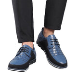 Mens Pointed Toe Loafers Leather Formal Business Dress Shoes