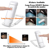 USB Rechargeable Clip On Book Light Bookmark Reading Light Brightness Adjustable