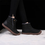 Women Men Winter Ankle Bootie Non-Slip Short Boots Slip On Outdoor Shoes
