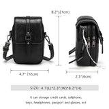 Women Cross-Body Cell Phone Case Small Shoulder Bag Purse Pouch Handbag Wallet