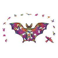 Wooden Animals Jigsaw Puzzles Owl Shape Puzzles Creative Jigsaw Pieces Colorful Building Block for Adults Kids Gift Family Party Game Toys, 100 Pieces
