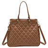 Women Diamond Quilted PU Leather Shoulder Bag Ladies Crossbody Bag Handbag Tote