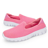 Women's Mesh Slip On Loafers Casual Shoes Comfy Breathable Sneakers Lightweight