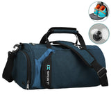 Mens Women Sports Travel Duffel Bags Shoulder Bag, Waterproof Gym Fitness Bag Weekender Overnight Handbag with Shoe Pocket