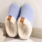 Women Men Slippers Plush Lined House Shoes Indoor Outdoor Anti-Skid Mules Slides