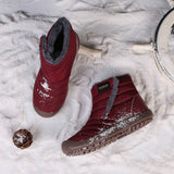 Women Men Winter Ankle Bootie Non-Slip Short Boots Slip On Outdoor Shoes