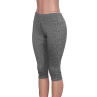 Women's Capri Yoga Pants High Waist Leggings Cropped Pocket Fitness Sports Gym