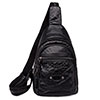Fashion Daypack Sling Bag Women Casual Chest Backpack Vegan Leather Travel Hiking Shoulder Pack