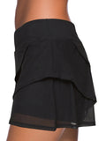 UKAP Women Ladies High Waist Swim Skirt Bikini Swimwear 3 Layers Bottoms Boyshorts Girls Swim Shorts Swimsuit Beachwear Swimming Costumes Bathing Suit Summer Beach S-XXL