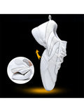Ferndule Girls Breathable Round Toe Dance Sneakers Competition Lightweight Lace Up Training Cheer Shoes White 2Y