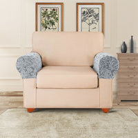 2Pcs Sofa Couch Stretch Armrest Covers Chair Furniture Arm Protectors Slipcovers