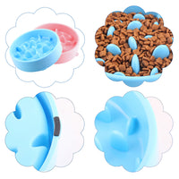 Slow Feeder Dog Bowl Anti Bloat Non Skid Pet Cat Puppy Food Dish Water Feeding