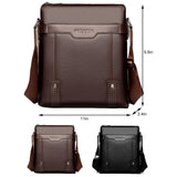 Men Utility Messenger Purse Mens Casual Shoulder Bag Satchel PU Leather Ourdoor Work Crossbody Handbag