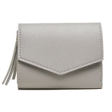 PU Leather Tassels Trifold Wallet Credit Card Holder Money Clutch Purse Handbag