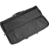 Ruggens Double Long Rifle Gun Case Bag Tactical Rifle Backpack Pistol Soft Firearm Transportation Carbine Case - Lockable Compartment 46" Black