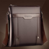 Men Utility Messenger Purse Mens Casual Shoulder Bag Satchel PU Leather Ourdoor Work Crossbody Handbag