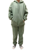 Frontwalk Hoodies Sweatsuit for Women 2 Piece Long Sleeve Fleece Workout Jogger Tracksuit Loungewear Set Plus Size Black XL