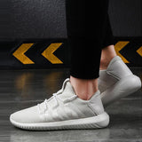 Mens Running Shoes Slip on Tennis Walking Sneakers Casual Mesh Breathable Lightweight Shoes