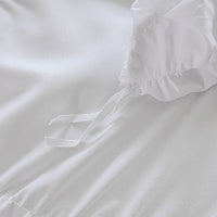 2Pcs/3Pcs Ruched Duvet Quilt Cover Set Queen King Size Bedding Set + Pillowcases