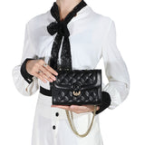 Women PU Leather Chain Shoulder Bag Messenger Crossbody Bag Clutch Purse Wallet