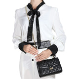 Women PU Leather Chain Shoulder Bag Messenger Crossbody Bag Clutch Purse Wallet