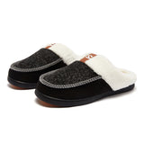 Womens Mens Memory Foam House Slippers Comfort Fleece Lined Indoor Home Shoes
